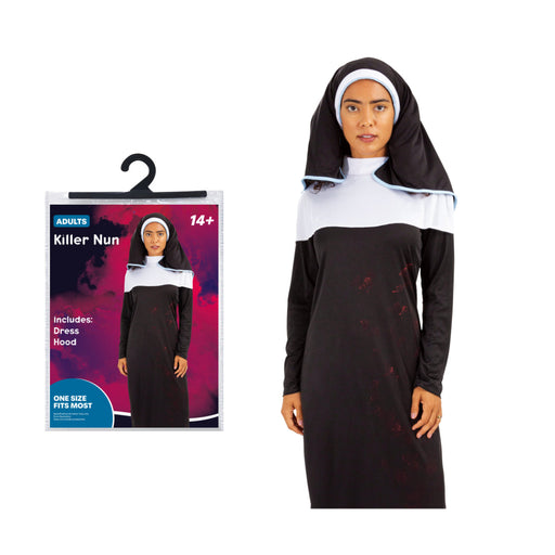 Adults Killer Nun Halloween Costume Halloween Costume Lds