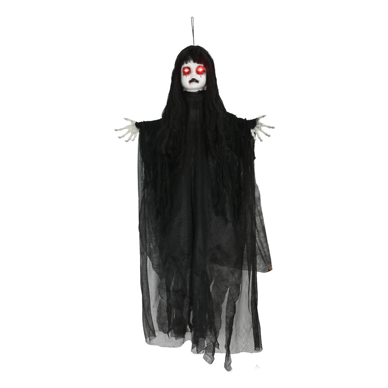 Animated Suspended Girl Battery Operated 1m Halloween Animatronics