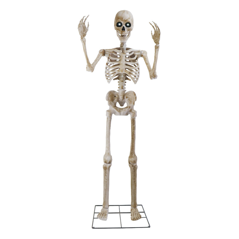 Animated Skeleton 2.4m Halloween Animatronics Deluxe
