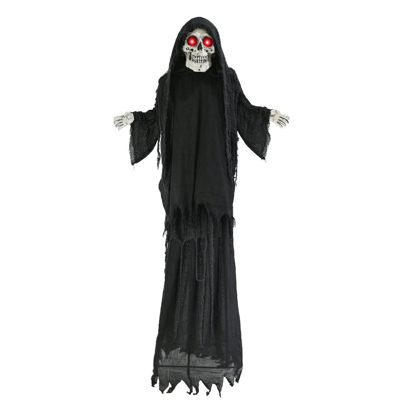 Animated Standing Reaper Battery Operated 2.6m Halloween Animatronics Deluxe