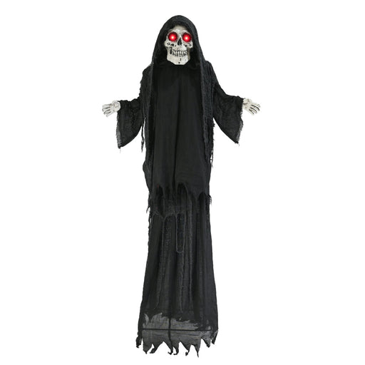 Animated Standing Reaper Battery Operated 2.6m Halloween Animatronics Deluxe