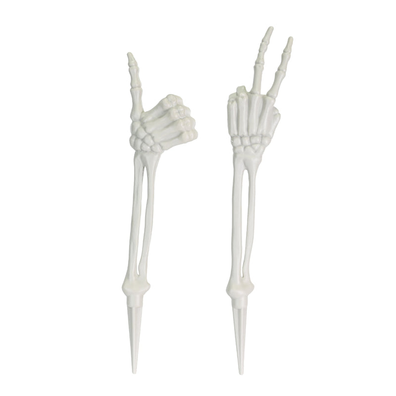 Skeleton Hand Gesture Stake Assorted Halloween Lawn Decoration