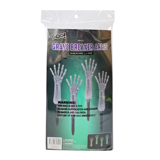 G.I.D Grave Breaker Arms 4pk Halloween Lawn Decoration
