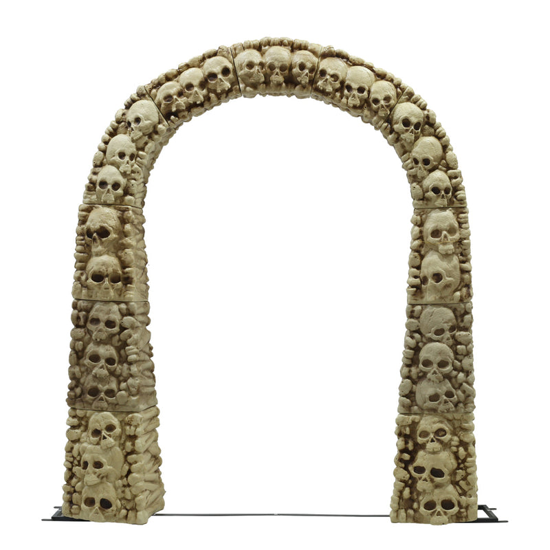 Skull and Bones Archway 2.6m Halloween Lawn Decoration