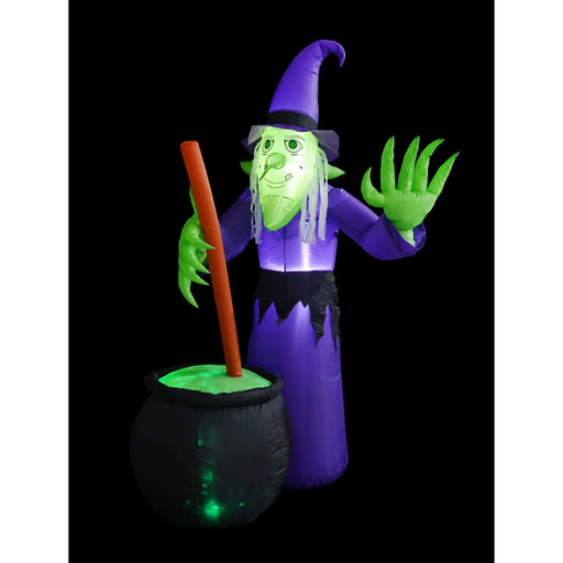 Inflatable Sorceress Flash Cauldron 1.8m Halloween Inflatable