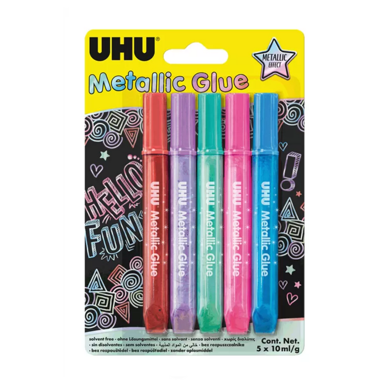 Ronis UHU Metallic Glue 5pk