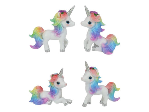Rainbow Cute Unicorn 4 assorted 11cm