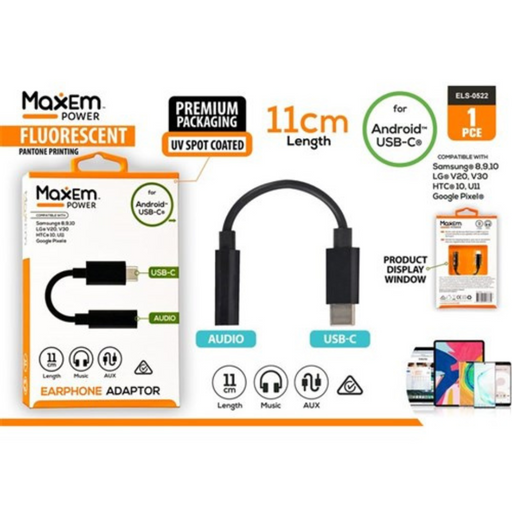 Ronis USB-C to 3.5mm Headphone Adaptor