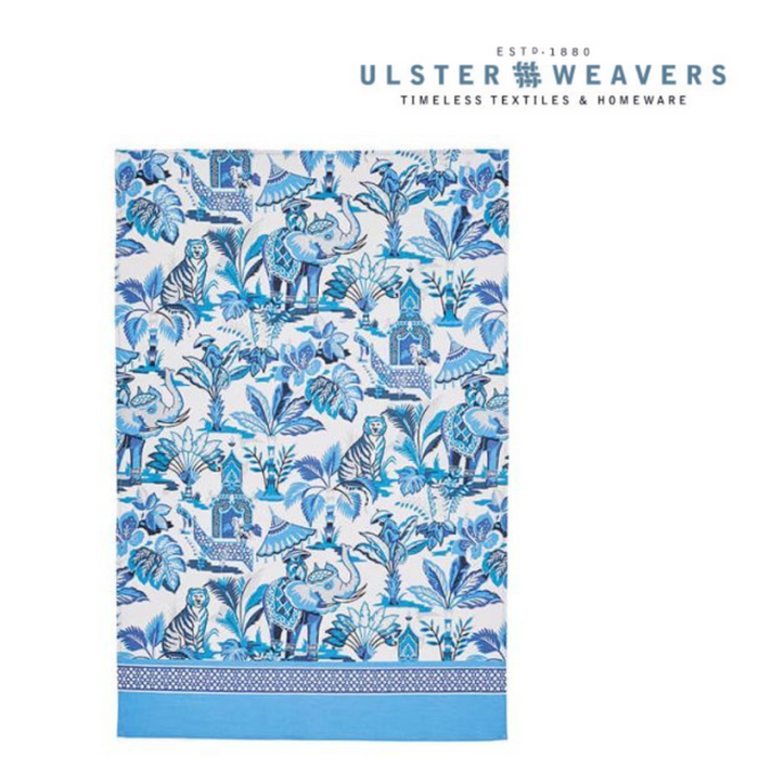 Ronis Ulster Weavers India Blue Tea Towel