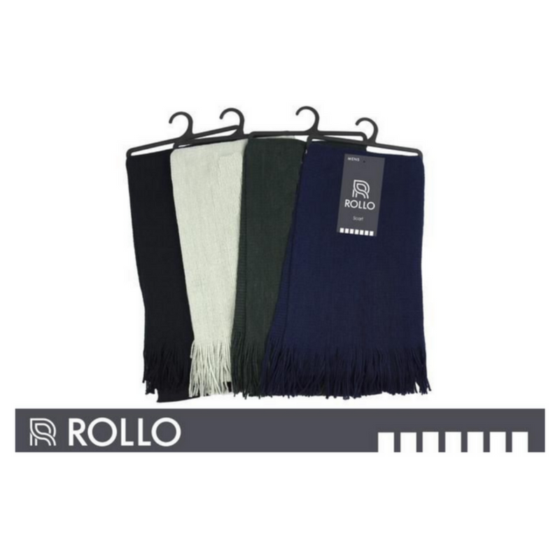 Knitted Scarf 165X26cm 4Assorted