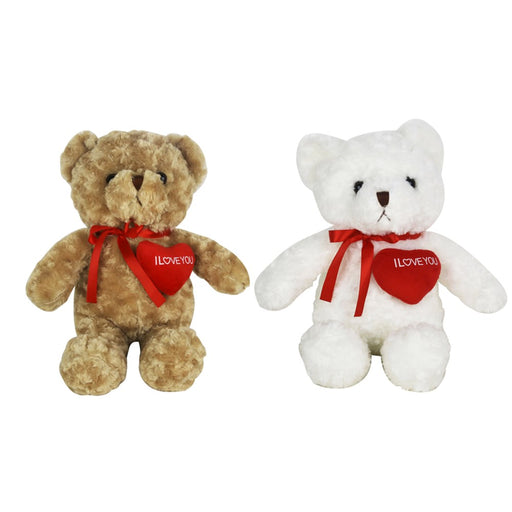 44cm teddy bear holding a heart assorted colors