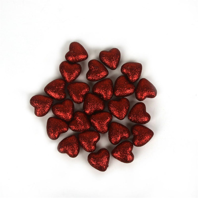 Pack of foam heart shapes for crafts