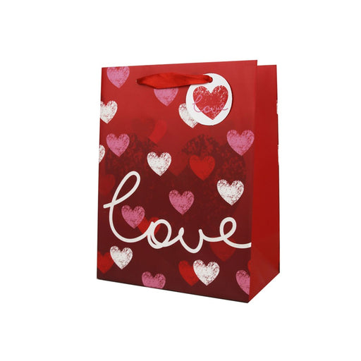 Medium gift bag with LOVE text design