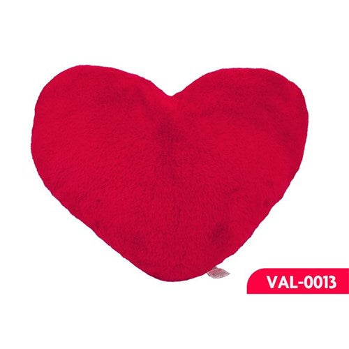 30 x 40cm red heart shaped plush pillow