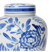 Rosalie Ginger Jar Blue/White 18x18x20cm – thumbnail