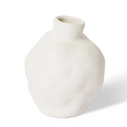 Annik Vase White 10x9x12cm – thumbnail