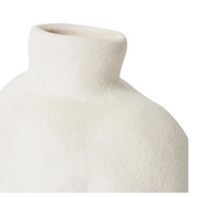 Annik Vase White 10x9x12cm – thumbnail