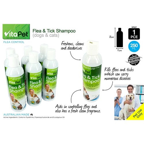 Flea & Tick Shampoo 250ml