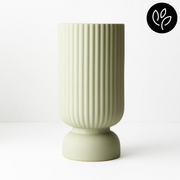 Ronis Vase Becca Pistachio 30cmhx15cmd – thumbnail