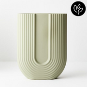 Ronis Vase Harpio Pistachio 23cmlx30cmh – thumbnail