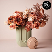 Ronis Vase Harpio Pistachio 23cmlx30cmh – thumbnail