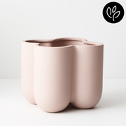 Ronis Vase Nirassa Light Pink 20cmlx18cmh – thumbnail