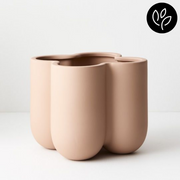 Ronis Vase Nirassa Nude 20cmlx18cmh – thumbnail