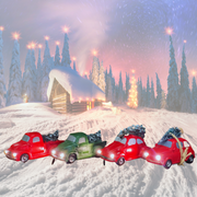 Vehicles with Santa and Trees LED 4 Asstd – thumbnail