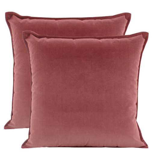 Ronis Velvet Cushion 45x45cm Mulberry