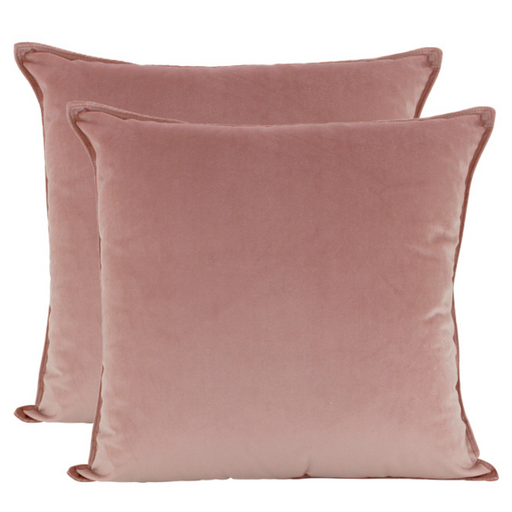 Ronis Velvet Cushion 55x55cm Pink