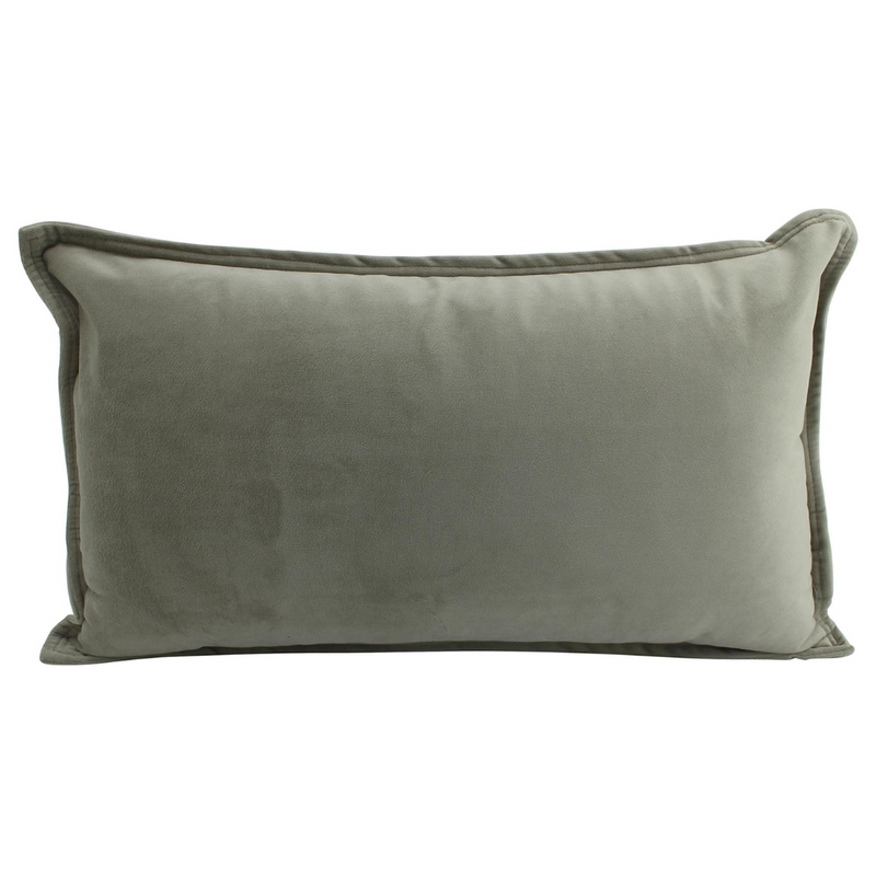 Ronis Velvet Cushion 30x50cm Latte