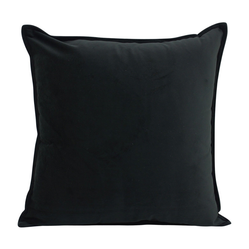 Ronis Velvet Cushion 45x45cm Black