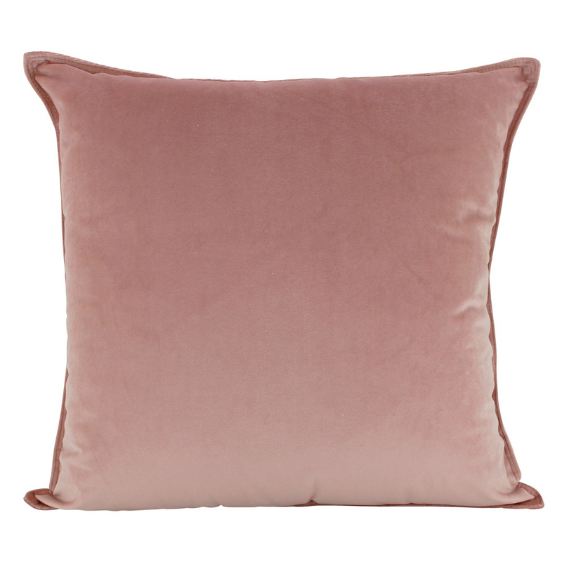 Ronis Velvet Cushion 45x45cm Pink