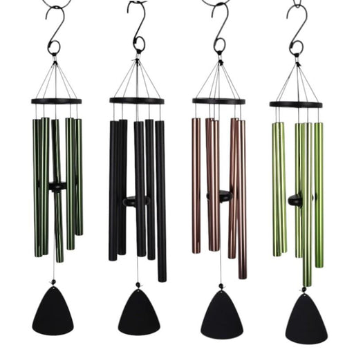 Assorted five tube metal wind chime 70cm