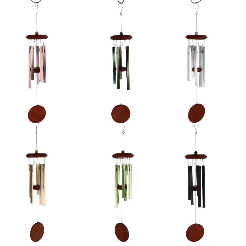 Assorted five tube metal wind chime 55cm