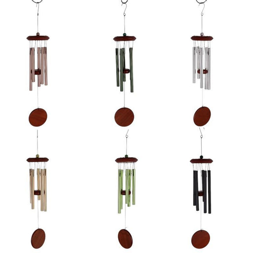 Assorted five tube metal wind chime 55cm