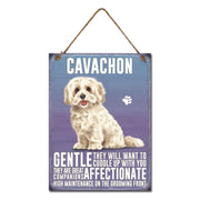 Metal Cavachon Wall Hanging 20x27cm – thumbnail