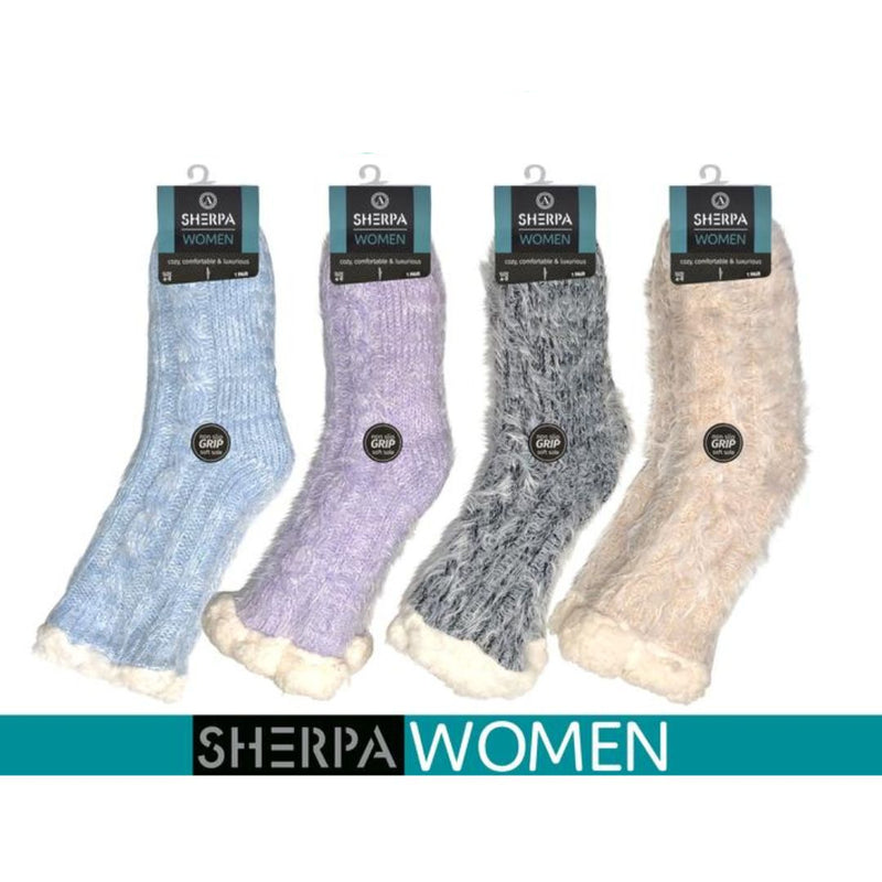 Feather Touch Sherpa Socks 1Pair