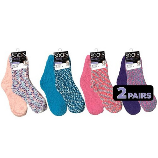 Popcorn Socks Multi Coloured 2pk 