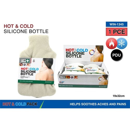 19x32cm silicone hot and cold therapy bottle