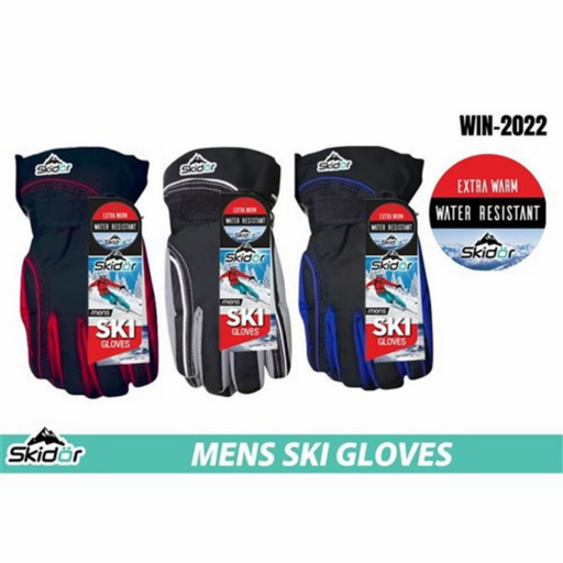 Mens Ski Gloves -Water Resistant