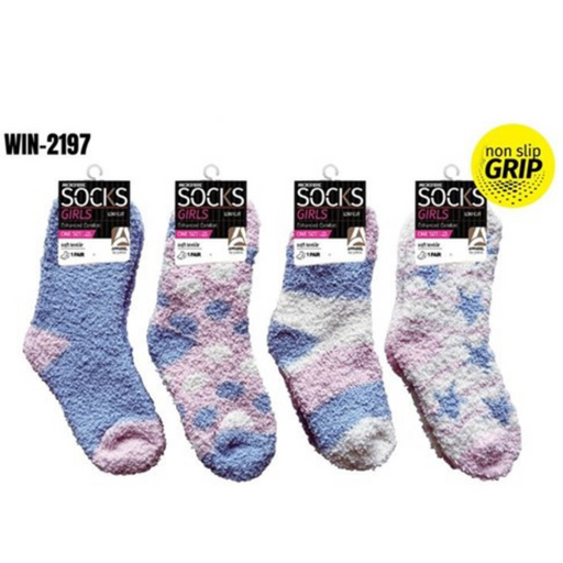 Girls Microfiber Socks Pastel 4