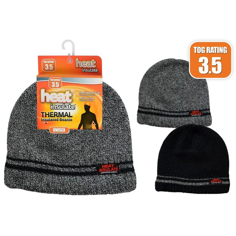 Unisex Heat Insulate Fitted Beanie