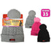 Ladies Heat Insulate Beanie W/ PomPom