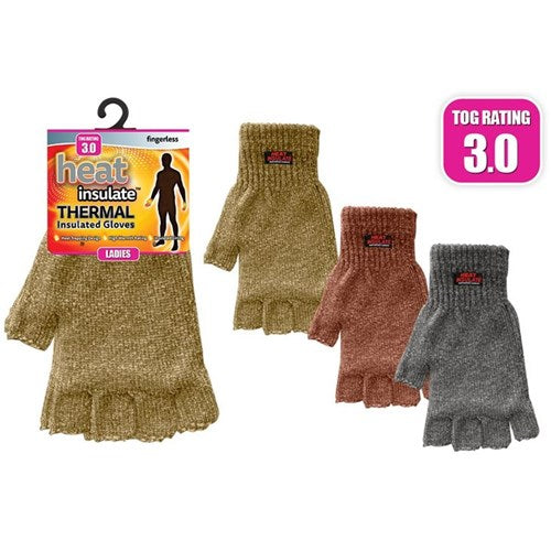 Gloves Ladies Heat Insulate Thermal Gloves F/LessSer2
