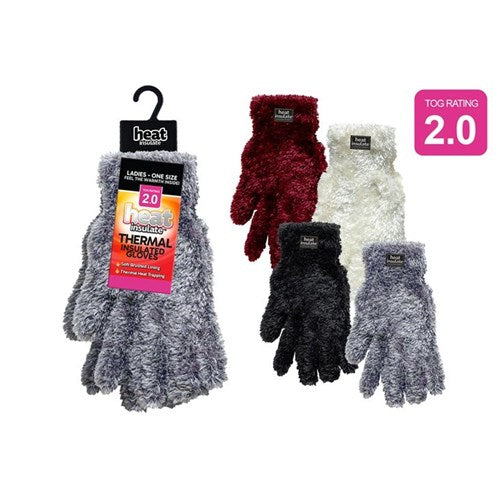 Ladies lightweight plush thermal hand coverings