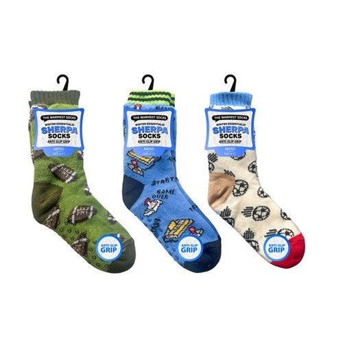 Socks Mens Sherpa Socks Sports Gaming