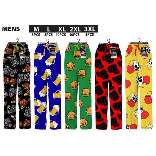 Mens PJ Lounge Pants Sze M-3XL Ser3
