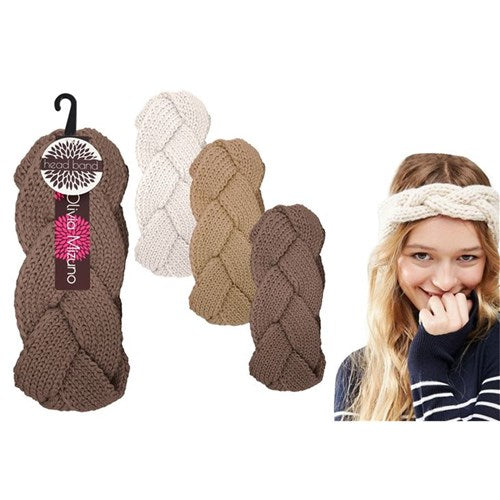Ladies Knitted Braid Headband