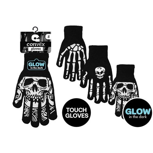 Gloves Glow In The Dark Glove w/ Touch